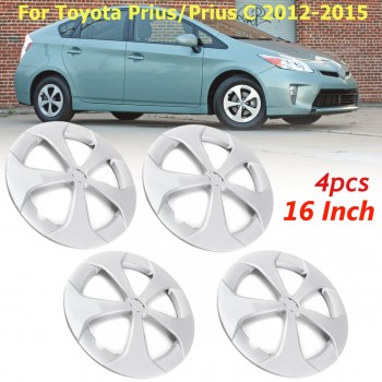 4pcs 16 5-spoke Silver Hubcap Wheel Cover For Toyota Prius/Prius C 2012 2013 2014 2015 4260247060