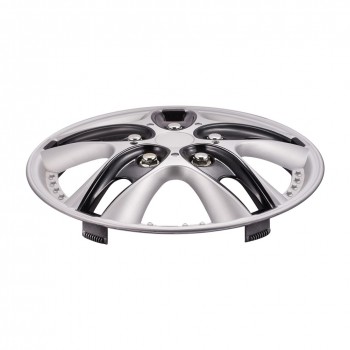 AuMoHall 4pcs/set 12 Inch Black Car Wheel Hub Caps Universal Car Wheel Hub Cover Car-styling