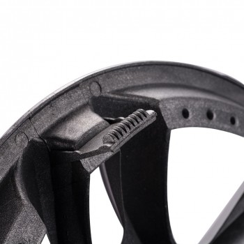 AuMoHall 4pcs/set 12 Inch Black Car Wheel Hub Caps Universal Car Wheel Hub Cover Car-styling