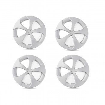 4260247060 4pcs 16 5-spoke Silver Hubcap Wheel Cover For Toyota Prius/Prius C 2012 2013 2014 2015