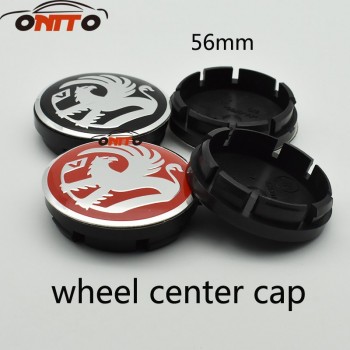 Hot selling 100pcs 60mm black red Vauxhall logo Car emblem Wheel Center Hub Cap Rim Badge cover styling