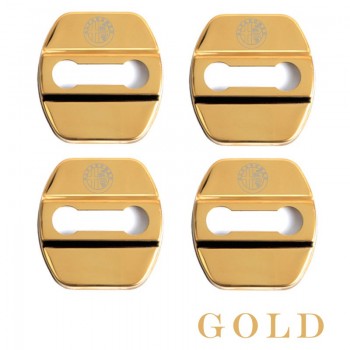 4pcs/lot Auto Waterproof Door Lock Cover Case For Alfa Romeo Giulietta Stelvio Emblems Car Accessories Car-Styling