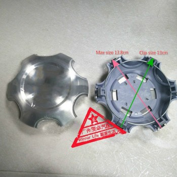 New 4Pcs Silver Full Chrome Wheel Center Hub Cap Alloy Hubcaps Fit For 2003 - 2013 Toyota Land Cruiser 4000 Prado 4.0L
