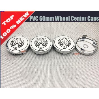 Wholesale Car Wheel Hub caps 100pcs/lot Car Wheel Center Hub Cap Car Rim Emblem Badge cover for wolf head logo Car Styling