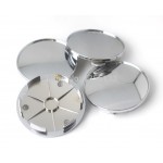 40pcs Free shipping 68mm Wheel Center Hub Cap Universal blank cap clip 62mm/2.43 inches Chrome