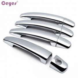 Ceyes Car Styling Chrome Trim Decoration Silver Cover Fit For Peugeot 206 207 208 307 308 406 407 508 2006 3008 Auto Accessories
