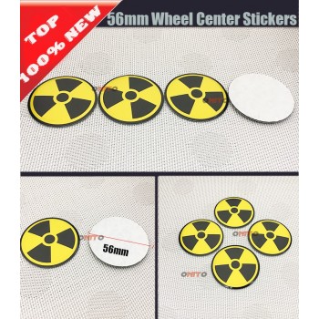 4pcs/lot Car Wheel Dust-proof emblem covers 135mm 60mm 56mm 64mm Auto wheel center cap car styling for Bomb Weapon Sign