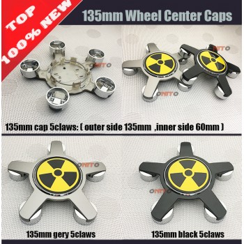 4pcs/lot Car Wheel Dust-proof emblem covers 135mm 60mm 56mm 64mm Auto wheel center cap car styling for Bomb Weapon Sign