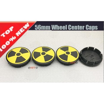 4pcs/lot Car Wheel Dust-proof emblem covers 135mm 60mm 56mm 64mm Auto wheel center cap car styling for Bomb Weapon Sign