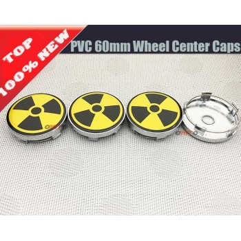 4pcs/lot Car Wheel Dust-proof emblem covers 135mm 60mm 56mm 64mm Auto wheel center cap car styling for Bomb Weapon Sign