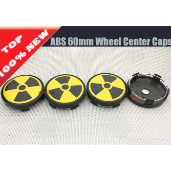 4pcs/lot Car Wheel Dust-proof emblem covers 135mm 60mm 56mm 64mm Auto wheel center cap car styling for Bomb Weapon Sign