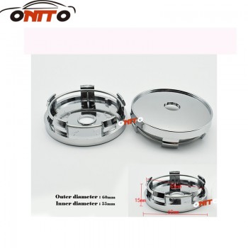 Wholesale 100pcs 60mm Skull Logo Car hubcaps wheel covers rims emblem center cap Wheel Center Hub Cap Car Styling