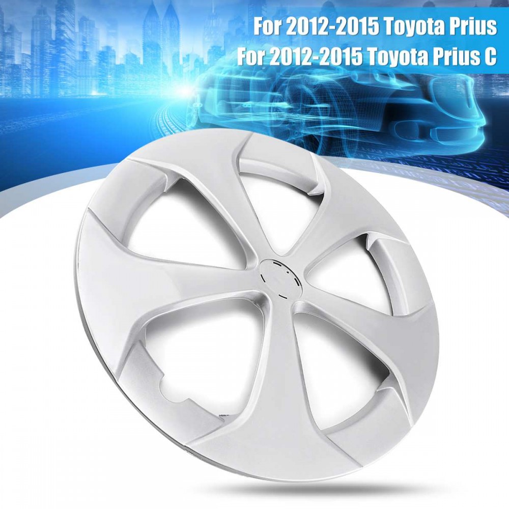 1 / 2 pcs 5 15 5-spoke Silver Hub caps Wheel Cover 4260247060 570-61167 for Toyota Prius/Prius C 2012 2013 2014 201