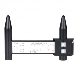 1PC 4 5 6 8 Lug PCD universal Gauge Ruler Rim Car Wheel Bolt Pattern Quick Measuring Measure Hand Tools High Quality