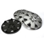 4pcs New 14 Inch Alloy Look Car Wheel Trims Cover Hub Caps Tyre Cap Silver