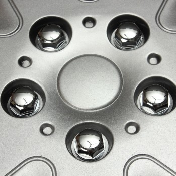 4pcs New 14 Inch Alloy Look Car Wheel Trims Cover Hub Caps Tyre Cap Silver