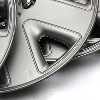 4pcs New 14 Inch Alloy Look Car Wheel Trims Cover Hub Caps Tyre Cap Silver
