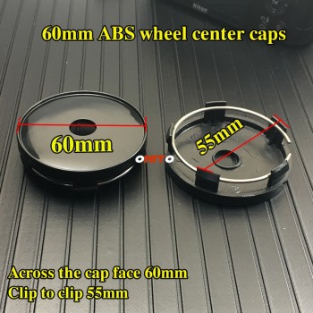 New 4pcs Wheel Center Cap Wheel Rim Badge Covers Hubcap ABS/PVC 56/60/64mm for skull alpina Auto accessories dust-proof decals