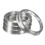 4pcs 54-62mm Aluminium Spigot Reducer Rings For VW SEAT for AUDI for MERCEDES Alloy Wheels