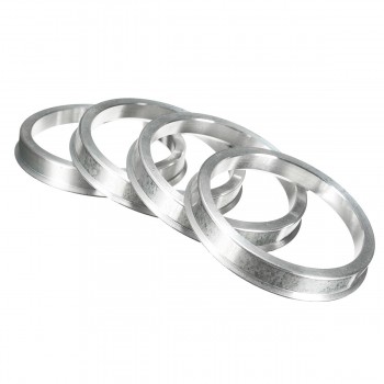 4pcs 54-62mm Aluminium Spigot Reducer Rings For VW SEAT for AUDI for MERCEDES Alloy Wheels