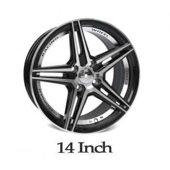 1 pieces price Aluminum alloy wheel Applicable 14 inch Modified car wheel Suitable for some car modifications Free shipping