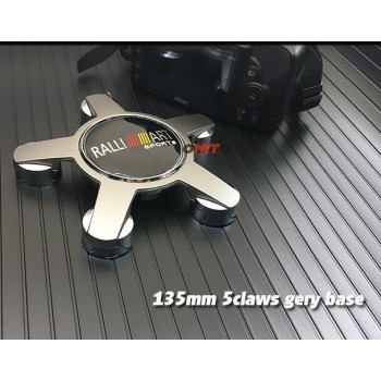 New 4pcs 135MM 64mm 56MM 60MM Wheel emblem covers For Mitsubishi RalliArt Lancer Ralli Art 10 Asx Car Emblems Badge Accessories