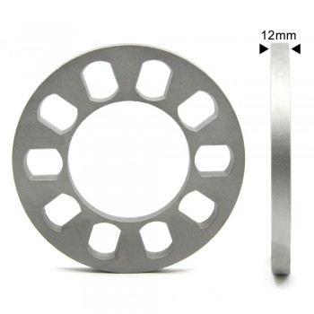 TIROL T12853c 4pcs Universal Wheel Spacer 5 hole 12mm thick Aluminum Wheel adapter fit 5 lug 5X114.3 5X120 5X120.7 5X127