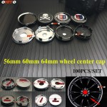 Best price 100X Wheel Center Cap Wheel Rim Badge Covers Hubcap ABS/PVC 56mm 5.6cm 60mm 6cm 64mm 6.4cm for bmw Auto Styling