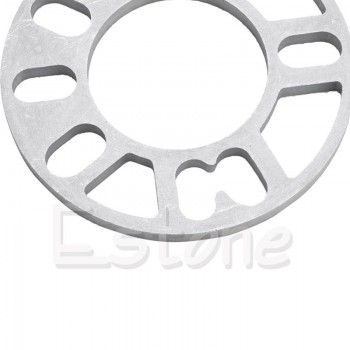 Universal 10MM Alloy Aluminum Wheel Spacers Shims Plate 4/5 Stud Fit WS-100