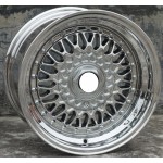 BS RS Chrome Gold Chrome  15 inch 15x8.0 15x9.0  4x100 4x114.3 5x100   Car Aluminum Alloy Wheel Rims fit for Dodge Skoda
