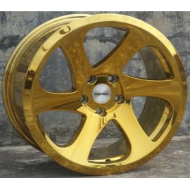 Gold Chrome 18 Inch 18x8.5 18x9.5  5x114.3 5x120  Car Aluminum Alloy Wheel Rims