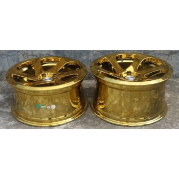 Gold Chrome 18 Inch 18x8.5 18x9.5  5x114.3 5x120  Car Aluminum Alloy Wheel Rims