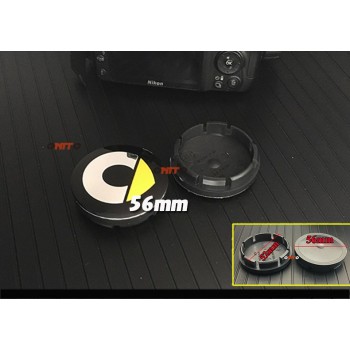 New 56mm 64mm 135MM 5 Spoke New Grey Black 60mm Smart logo car emblem Wheel Center Hub Cap Rim badge decoration covers styling