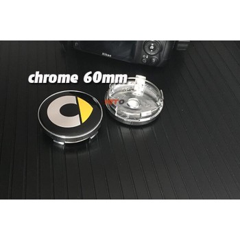 New 56mm 64mm 135MM 5 Spoke New Grey Black 60mm Smart logo car emblem Wheel Center Hub Cap Rim badge decoration covers styling