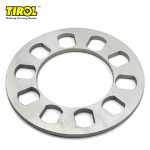 TIROL T12852a Universal Wheel Spacer 5 hole 5mm thick Aluminum Wheel adapter fit 5 lug 5X114.3 5X120 5X120.7 5X127 FREESHIPPING