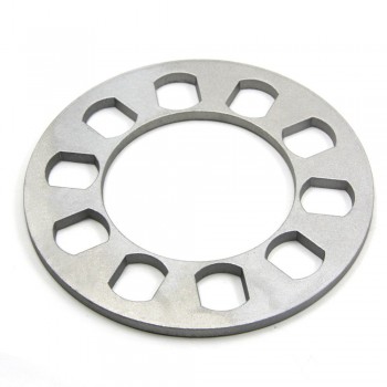 TIROL T12852a Universal Wheel Spacer 5 hole 5mm thick Aluminum Wheel adapter fit 5 lug 5X114.3 5X120 5X120.7 5X127 FREESHIPPING