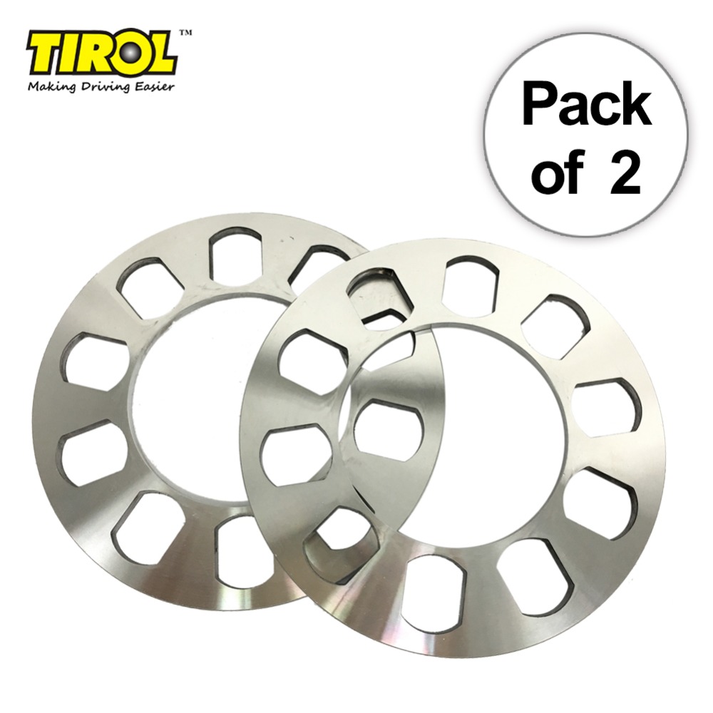 TIROL Universal Wheel Spacer 5hole Disc Brake Spacer Kit 5MM Thick wheel spacer 2PCS T12852GLa Free Shipping
