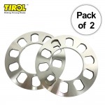 TIROL Universal Wheel Spacer 5hole Disc Brake Spacer Kit 5MM Thick wheel spacer 2PCS T12852GLa Free Shipping