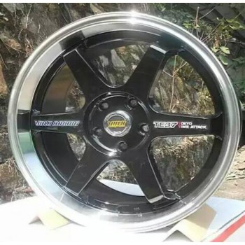 TE37 16x7.0  4x100  4x114.3 5x100 5x105 5x108 5x110 5x112 5x114.3  Car Alloy Wheel Rims