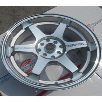 TE37 16x7.0  4x100  4x114.3 5x100 5x105 5x108 5x110 5x112 5x114.3  Car Alloy Wheel Rims