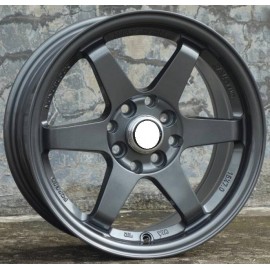 TE 37 15 inch White  15x7.0  4x100  4x114.3 Car Aluminum Alloy Wheel Rims Fit for Mazda Peugeot