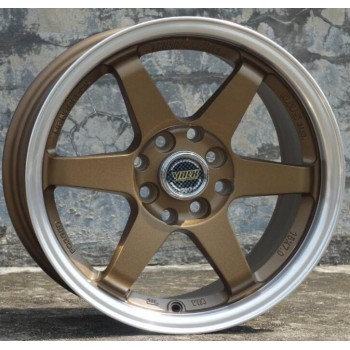 TE 37 15 inch White  15x7.0  4x100  4x114.3 Car Aluminum Alloy Wheel Rims Fit for Mazda Peugeot
