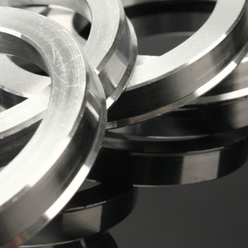 4 Pcs 73.1mm-57.1mm Universal Aluminum Hub Centric Ring Wheel Spacer Set 73.1mm O/D 57.1mm I/D