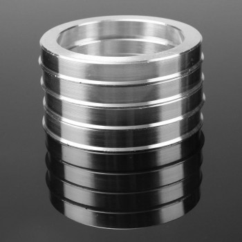 4 Pcs 73.1mm-57.1mm Universal Aluminum Hub Centric Ring Wheel Spacer Set 73.1mm O/D 57.1mm I/D