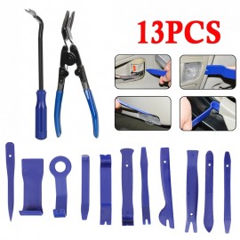 13pcs/Set Good Usage Car Disassembly Interior Kit Audio Removal Trim Panel Dashboard Car DVD Player Auto Trim Removal Tool