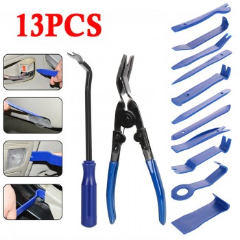 13pcs/Set Good Usage Car Disassembly Interior Kit Audio Removal Trim Panel Dashboard Car DVD Player Auto Trim Removal Tool