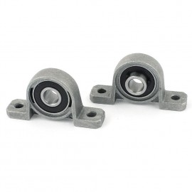 OSISTER7 Cast Iron Pillow Block Mounted Bearings KP08/KP001 Self-Alignment(8mm)