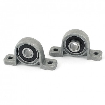 OSISTER7 Cast Iron Pillow Block Mounted Bearings KP08/KP001 Self-Alignment(8mm)