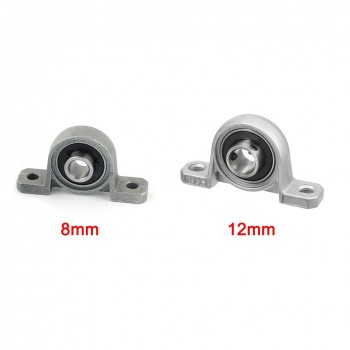 OSISTER7 Cast Iron Pillow Block Mounted Bearings KP08/KP001 Self-Alignment(8mm)