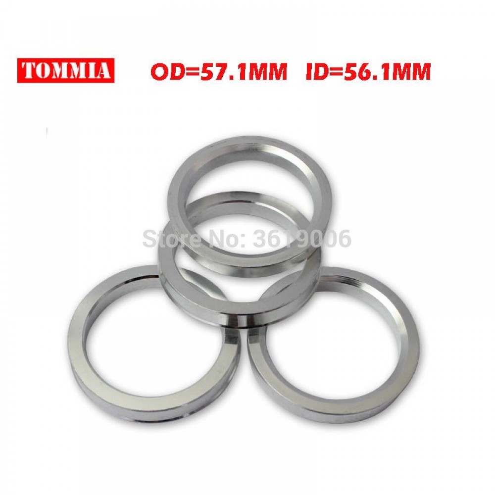 TOMMIA 57.1-56.1 Hub Centric Rings Alloy Wheels Spigot Rings Centre Rings 57.1OD 56.1ID